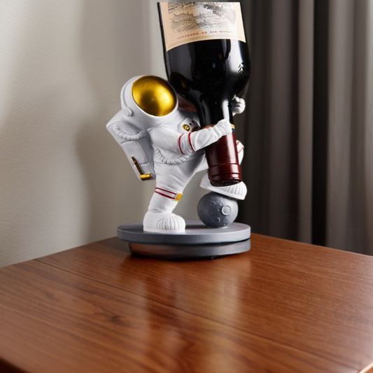 Porta vino modelo astronauta